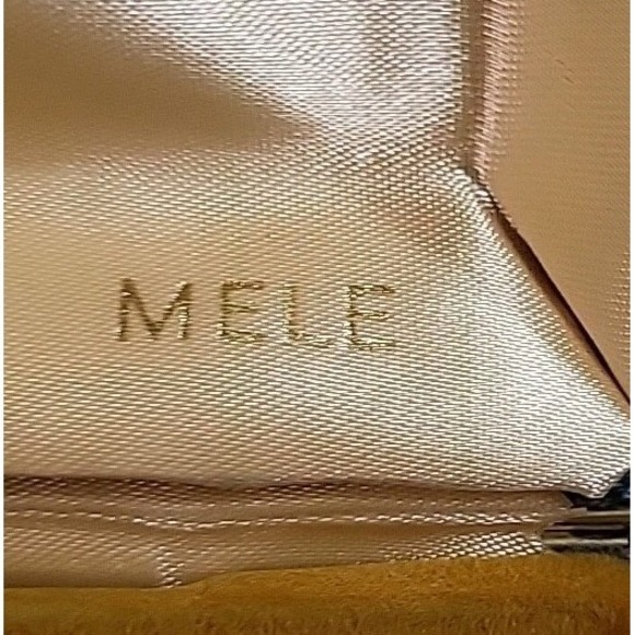 Vintage MELE Blue Velvet Travel Clamshell Jewelry Box Earring Case Lined - Picture 4 of 15